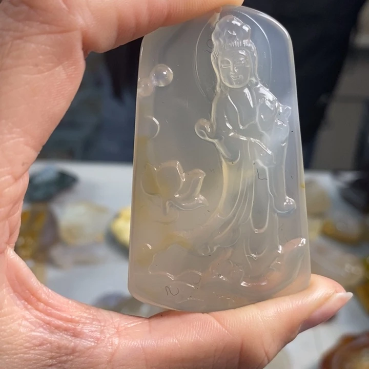 玛瑙/玉髓吊坠(不含链)未镶嵌