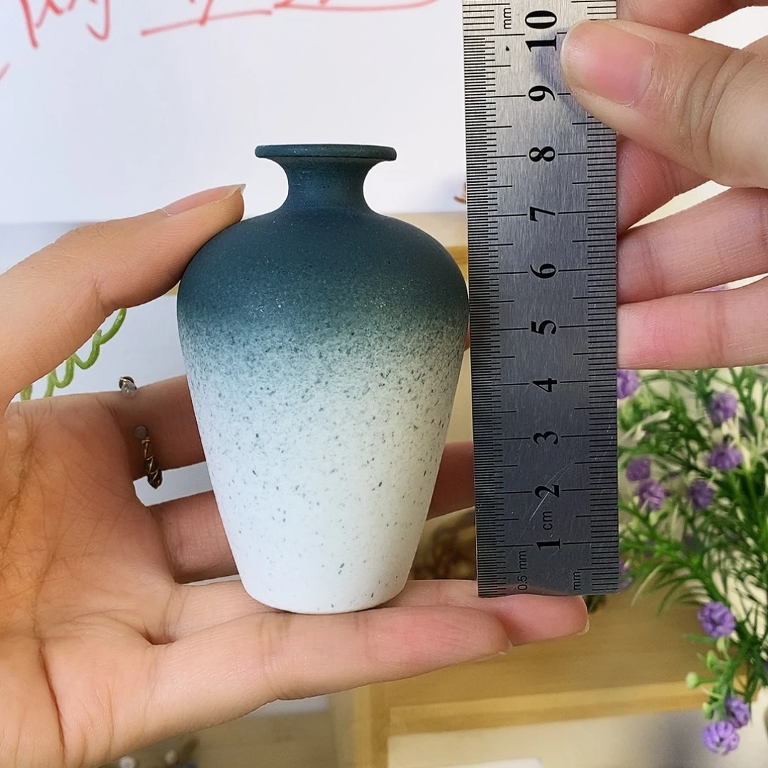 摆件景德镇高温陶瓷小花瓶