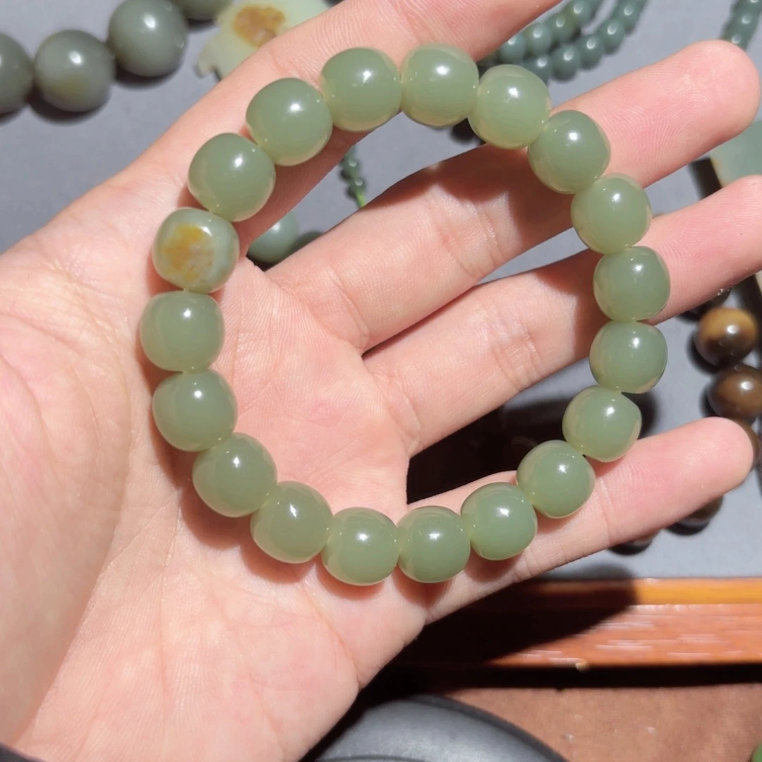 和田玉手链未镶嵌