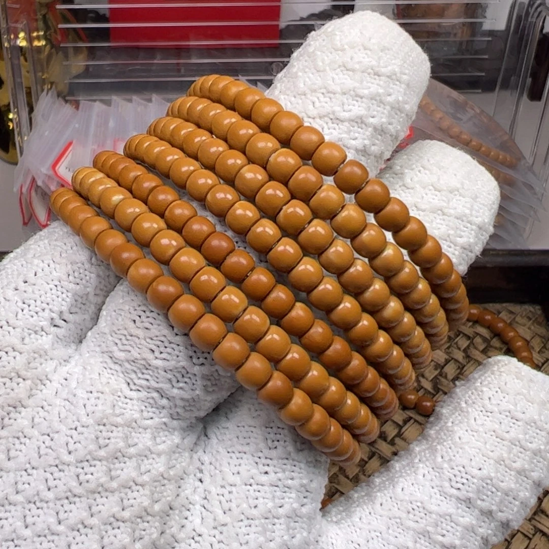 橄榄核吊坠老挝核尖单圈5.2mm