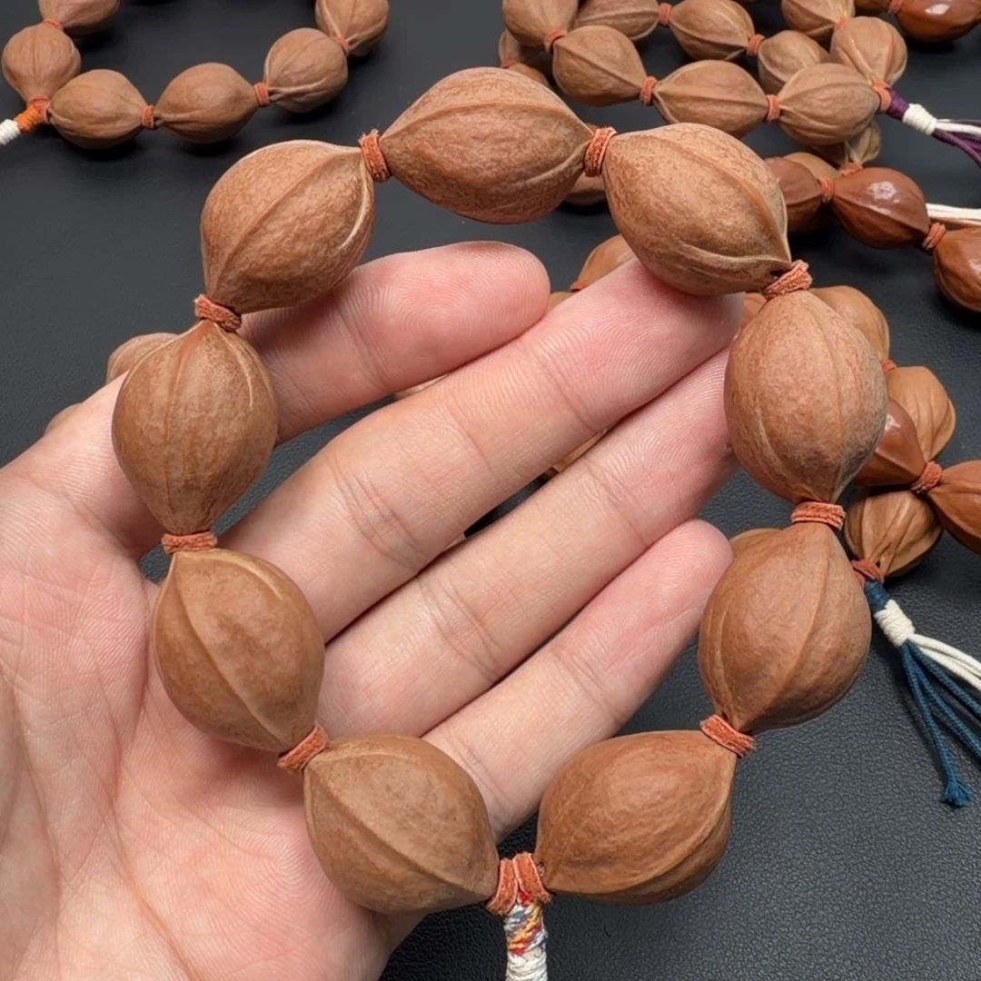 橄榄核手串21✖️30三花原生态梅林铁核