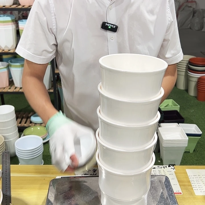 竹节口13.6高14白色带托5个