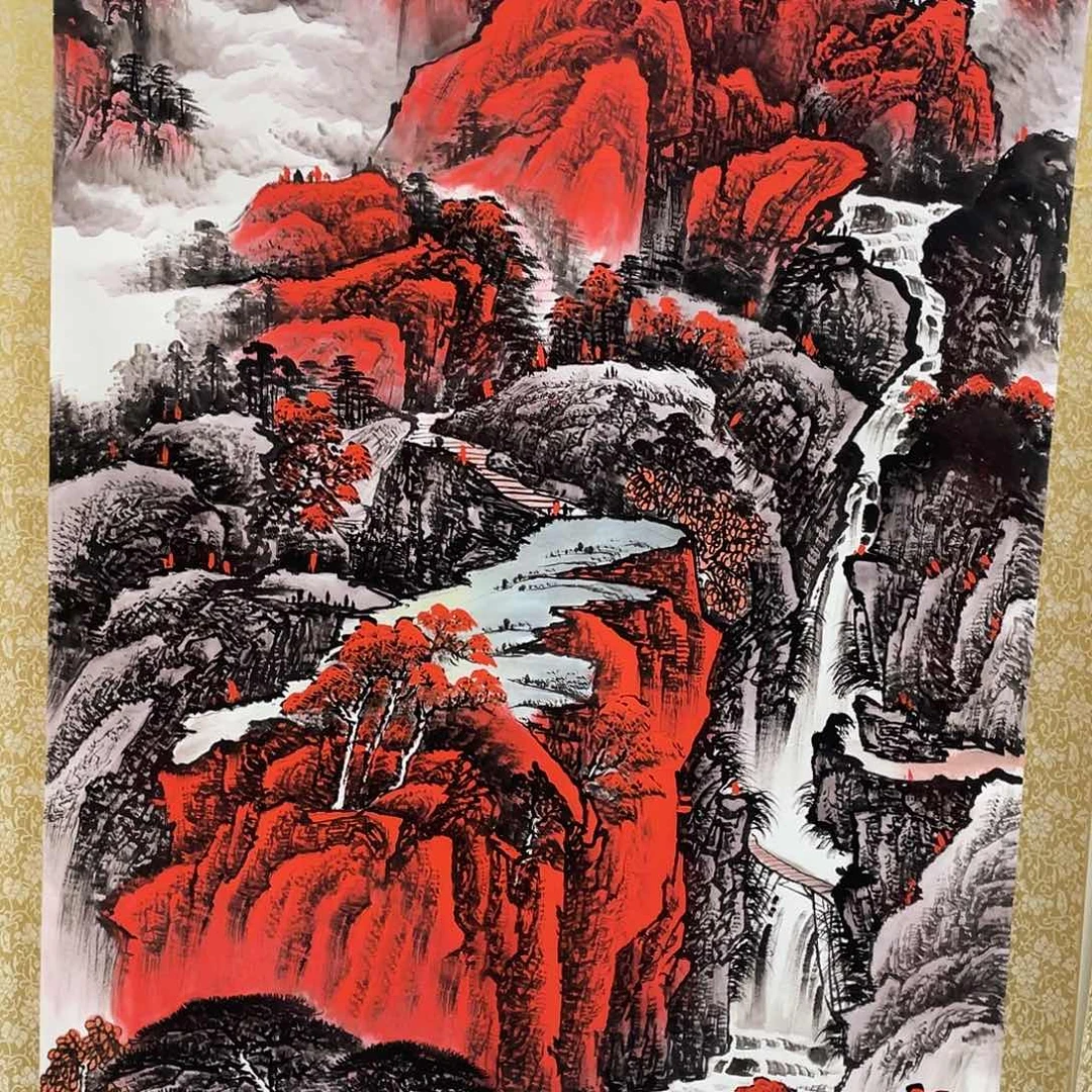 国画老师手绘带运险w