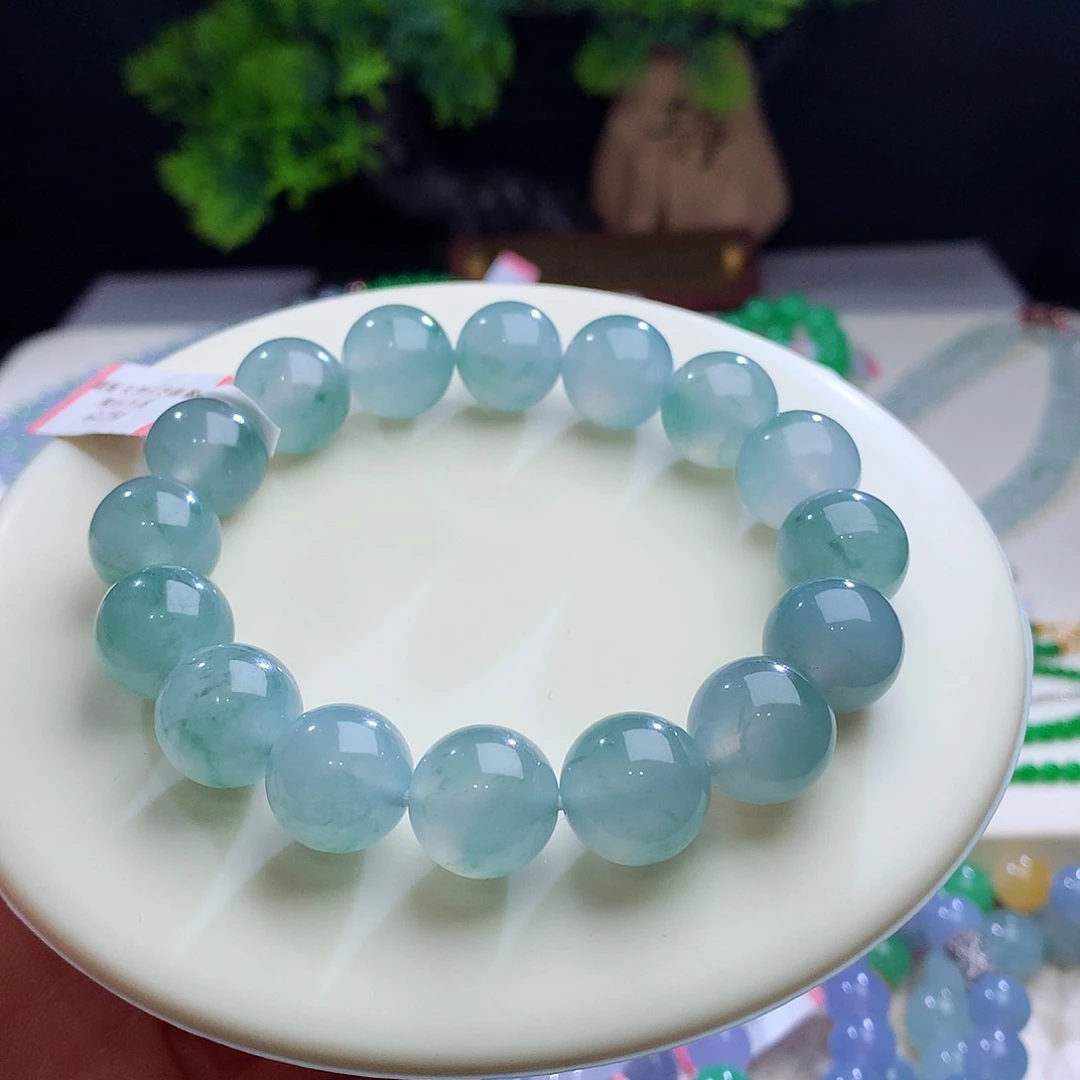 未镶嵌手串翡翠卡13mm