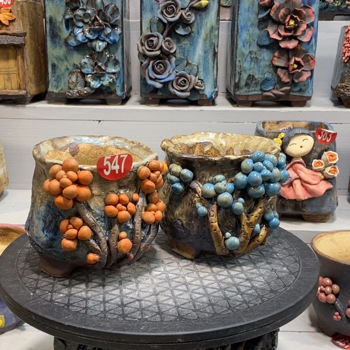 547 号陶然花器手工花盆