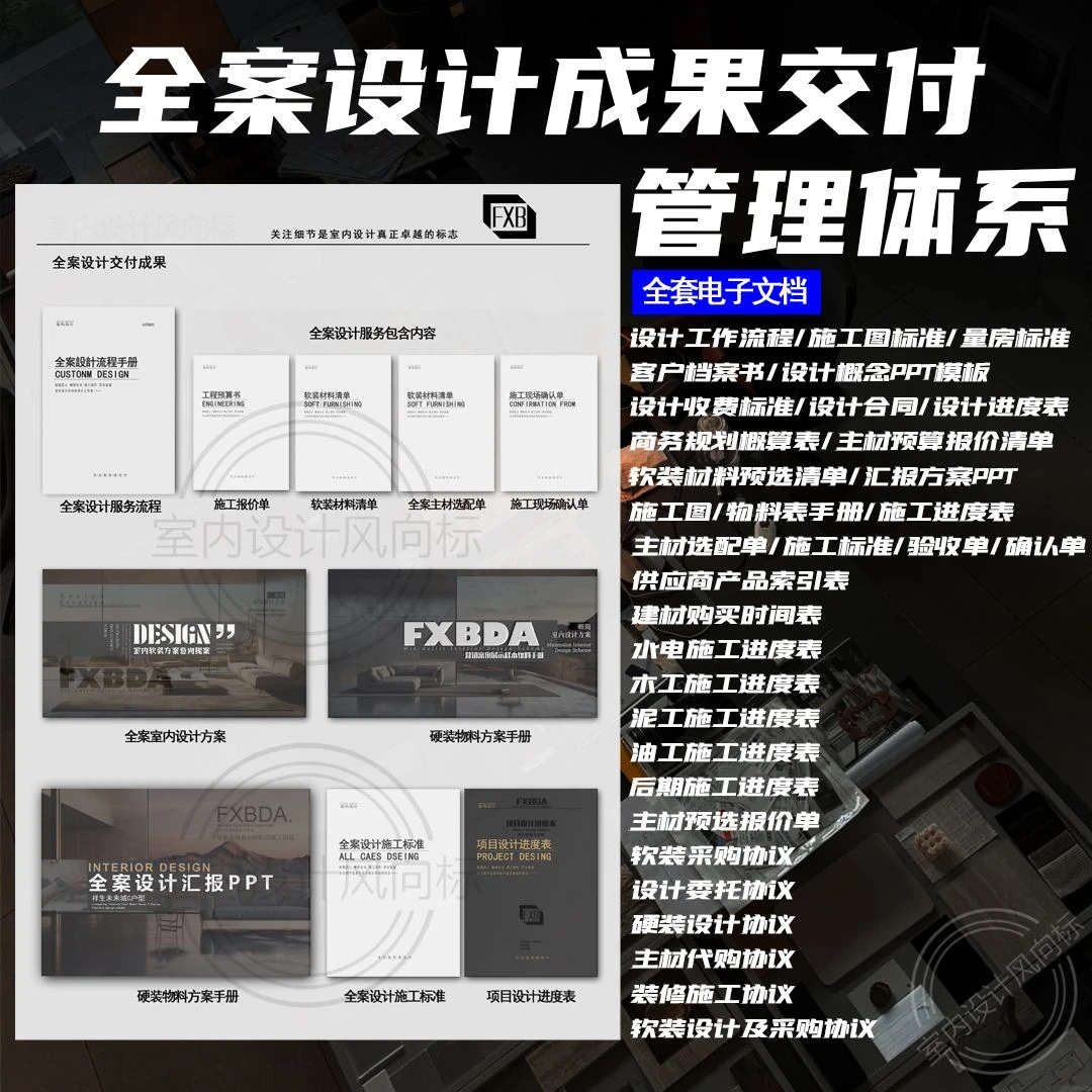 【F80】2026款全案设计成果交付流程手册