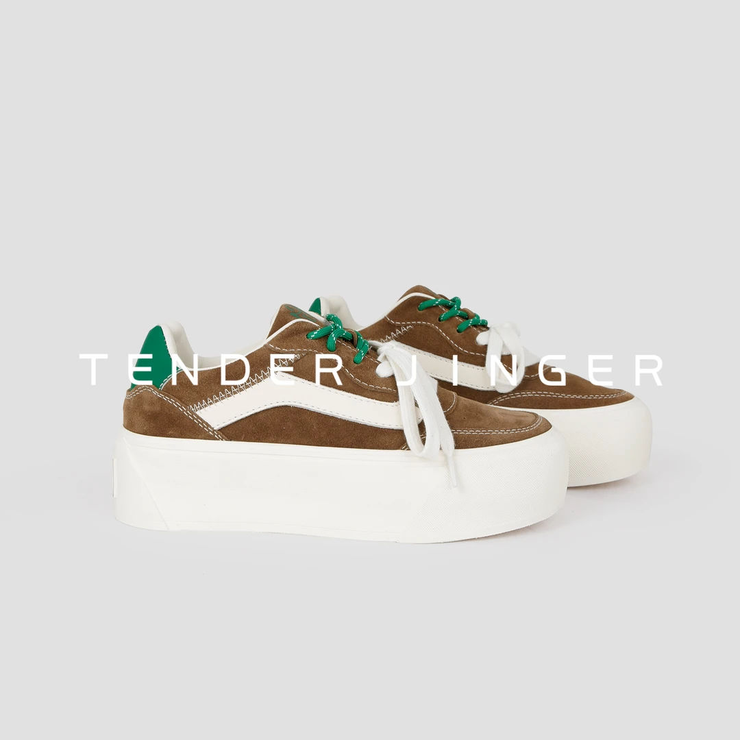 Tender Jinger｜线下专供 厚底绒面拼色休闲鞋 M250856