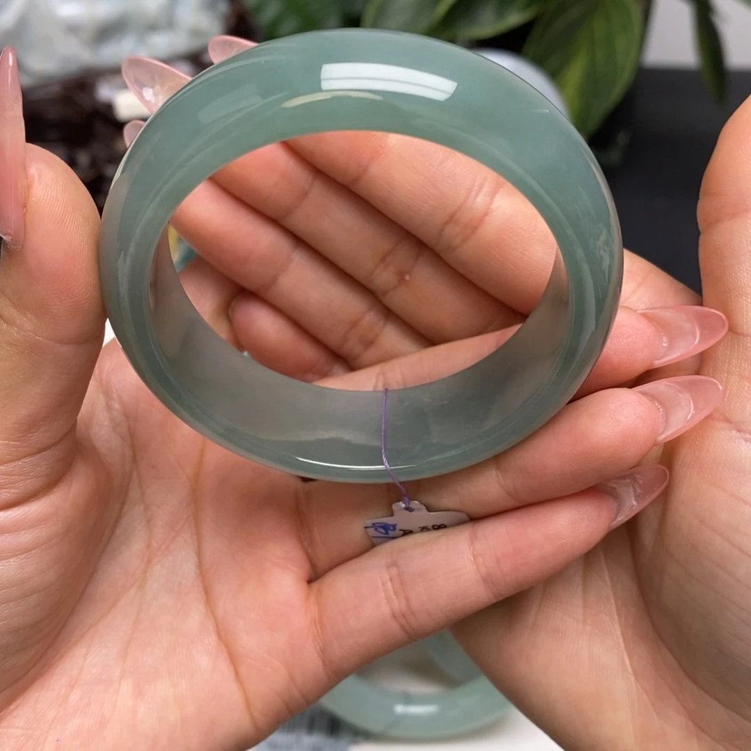 翡翠未镶嵌手镯天然