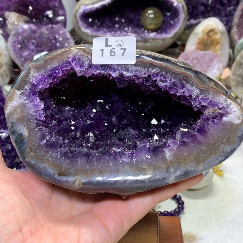 【闪购商品】水晶摆件未镶嵌?*然天然紫水晶