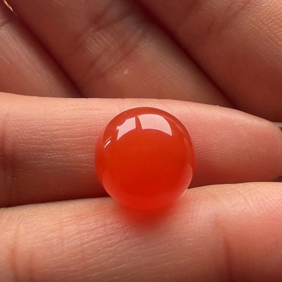 南红玛瑙未镶嵌圆珠11.6