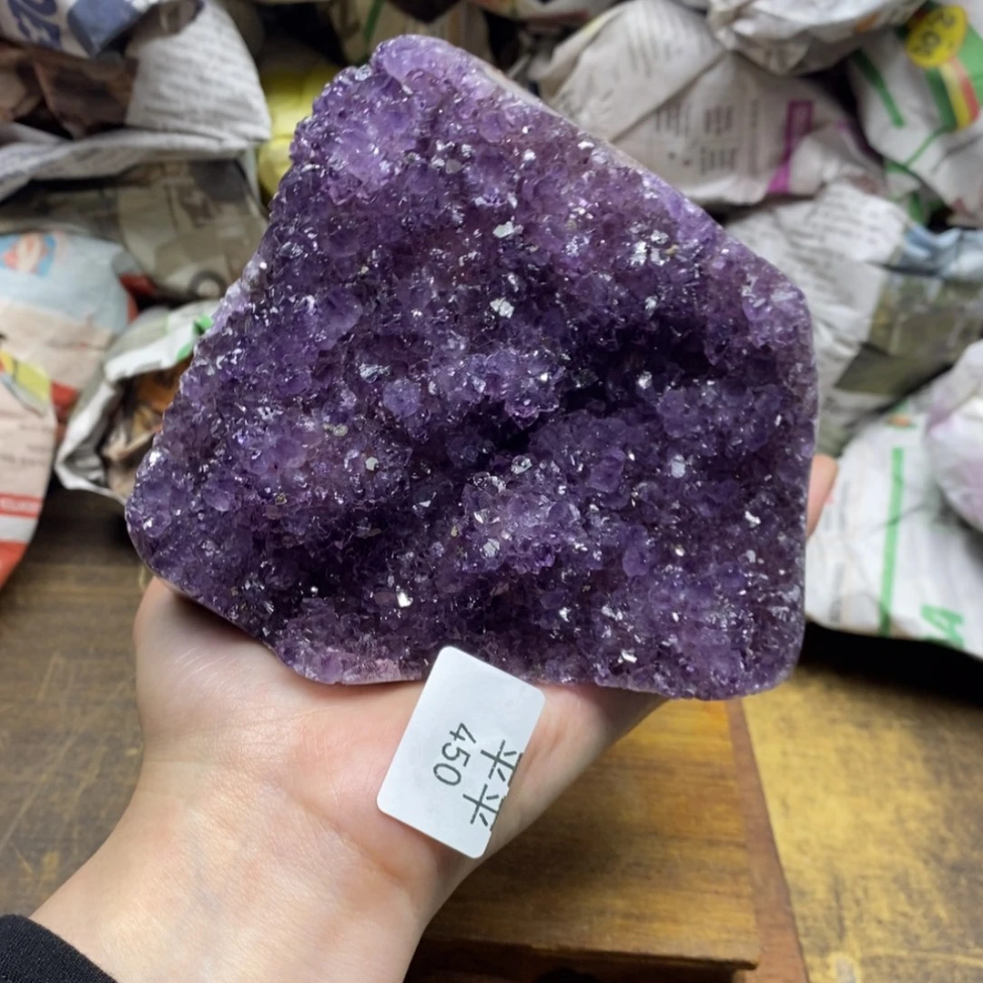 紫晶乌拉圭未镶嵌