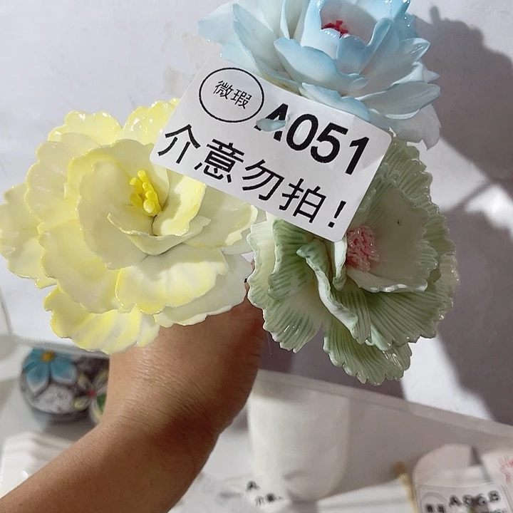 陶摆件瑕疵断片列开介意勿拍，拍退退拉黑