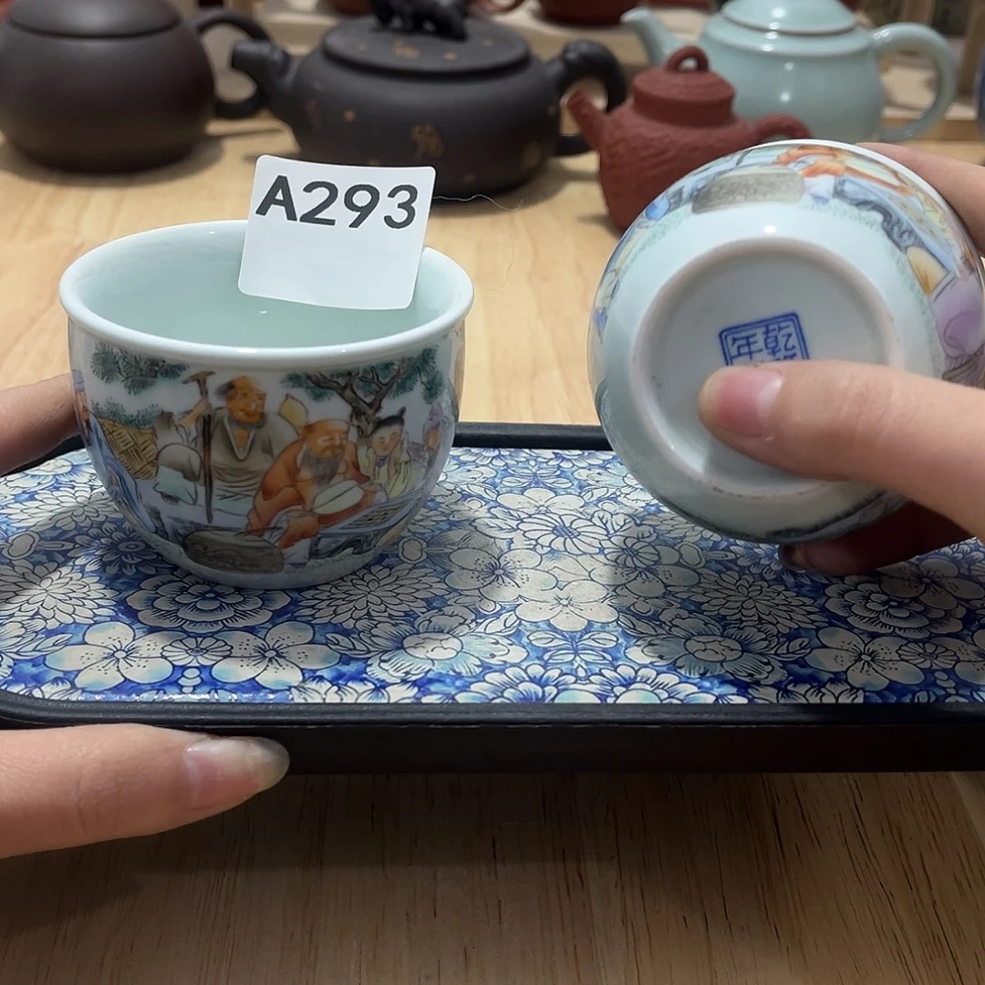 瓷片茶摆件工艺品摆件666