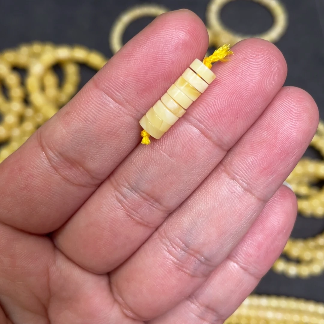 蜜蜡未镶嵌裸石蜜蜡隔片6.3mm