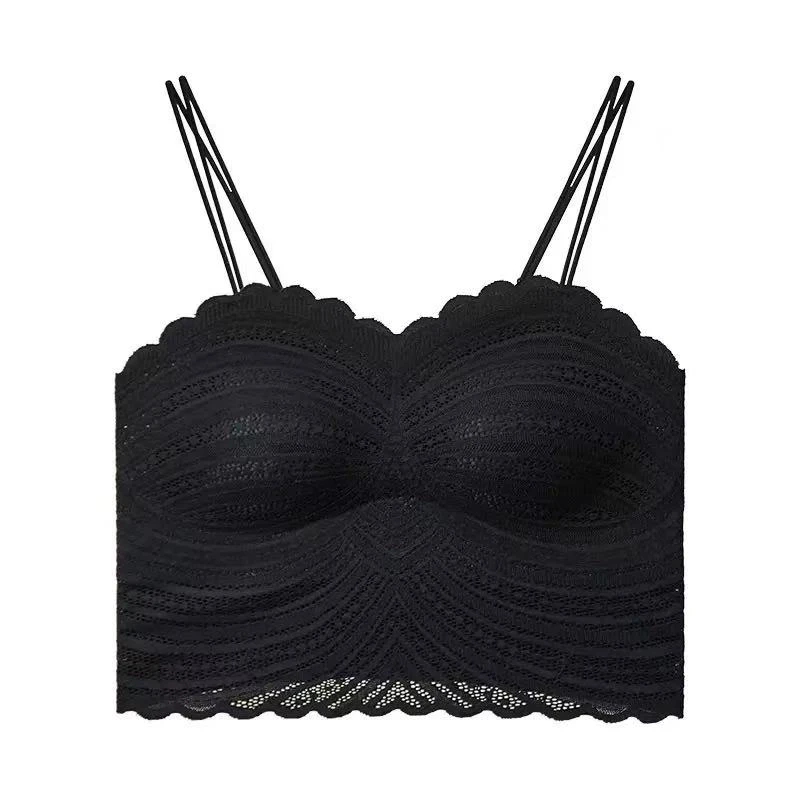 BANINGNA-2025欧货新款时尚单品半固定连体薄杯镂空蕾丝美背003