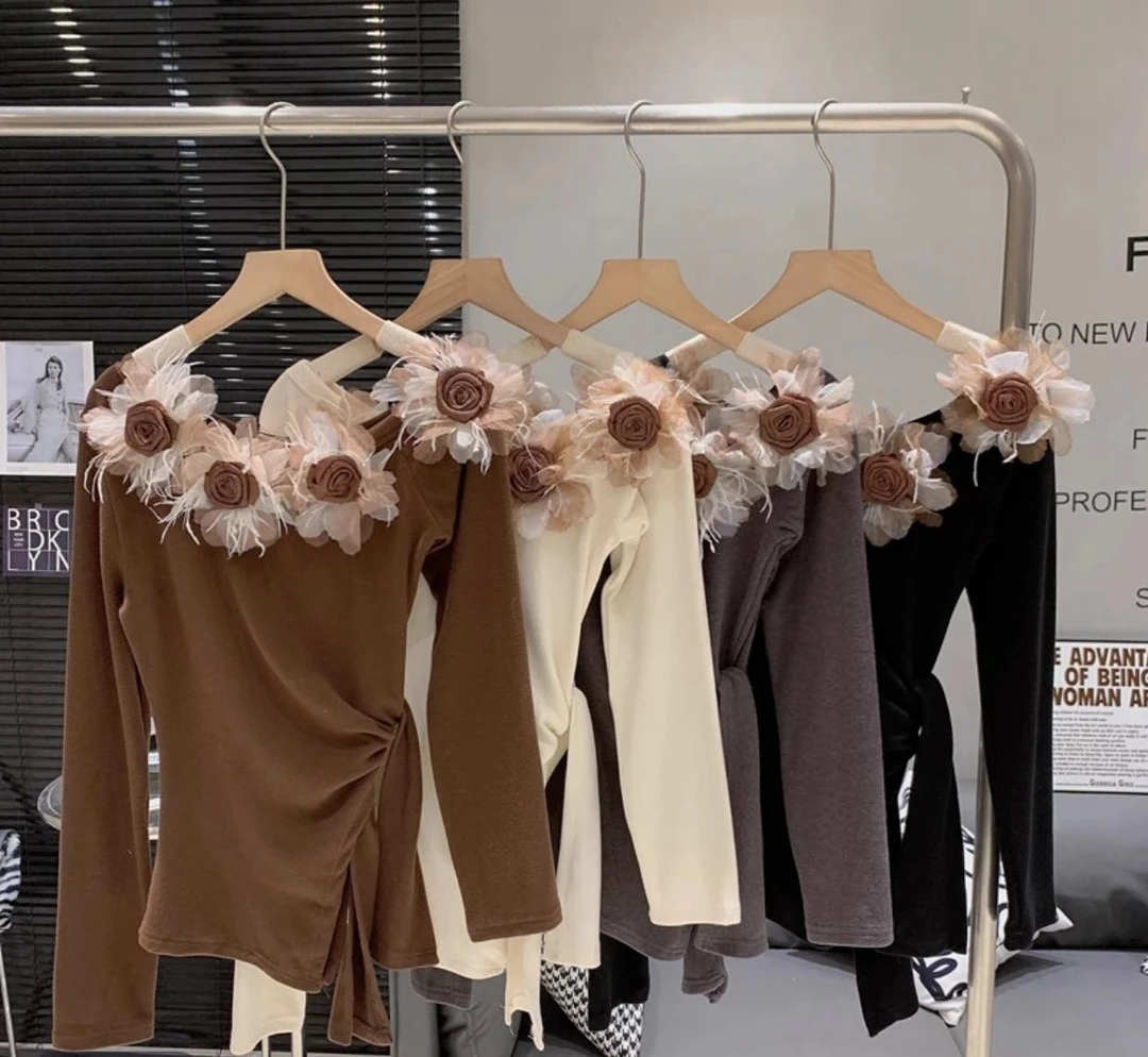 针织百搭宽松纯色