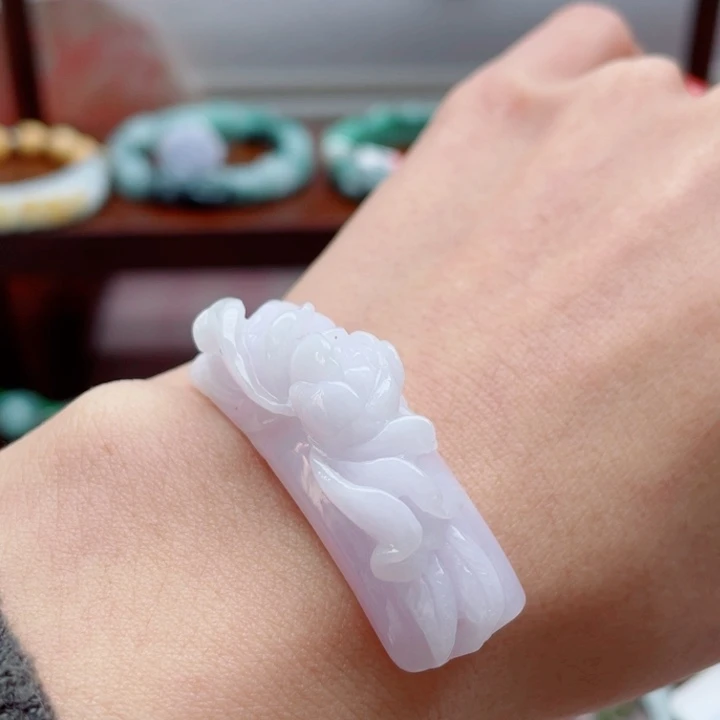 翡翠未镶嵌手链手牌