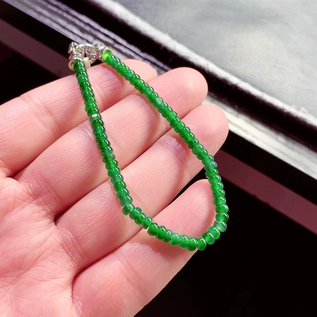 翡翠手链未镶嵌天然翡翠手链未镶嵌