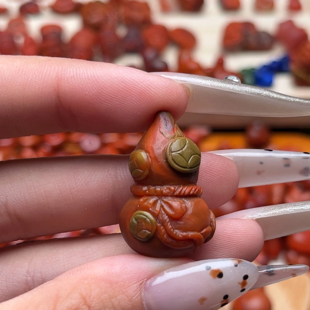 南红玛瑙未镶嵌南红4包浆葫芦