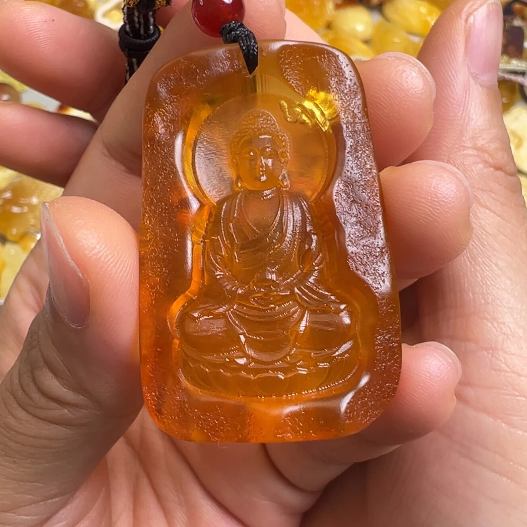 未镶嵌琥珀裸石羊猴