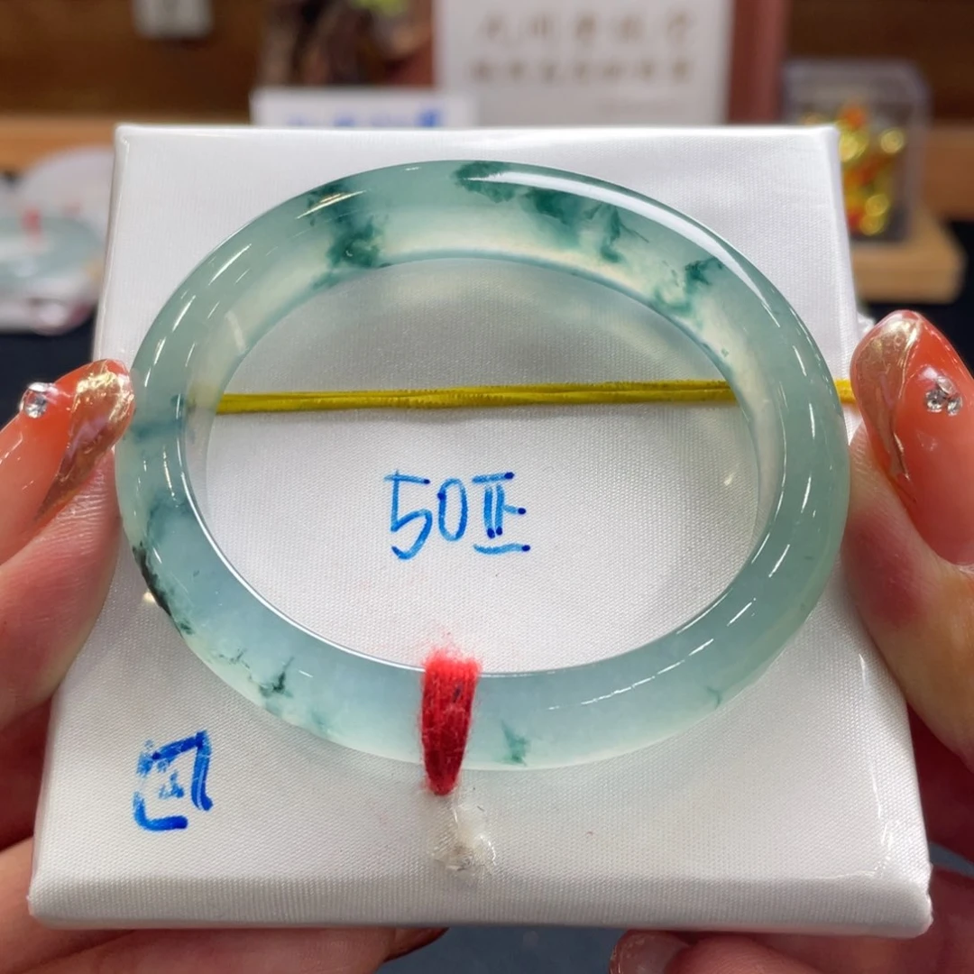 翡翠手镯未镶嵌小*翡翠52贵妃