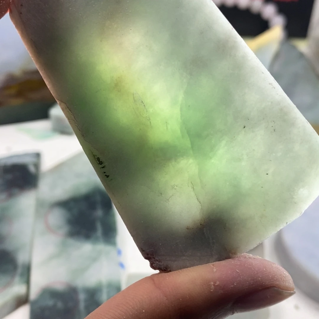 翡翠散珠天然缅甸翡翠A货71