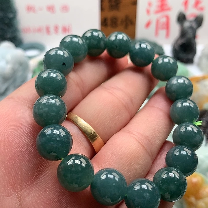 翡翠未镶嵌颈饰保真天然a货翡翠
