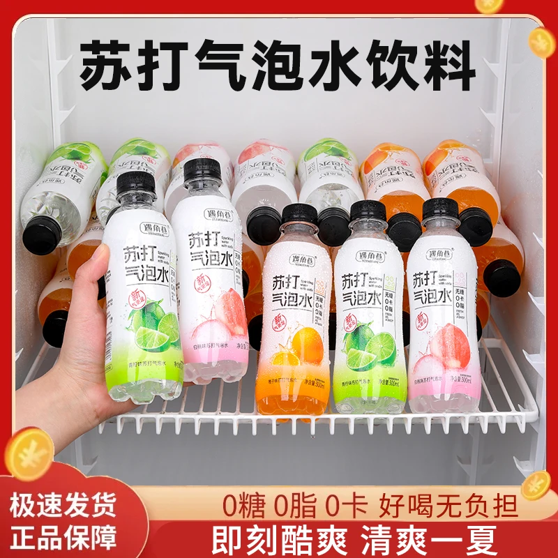 【买一送一】气泡水0糖0卡0脂夏日爽口气泡水多味果味饮料整箱批发