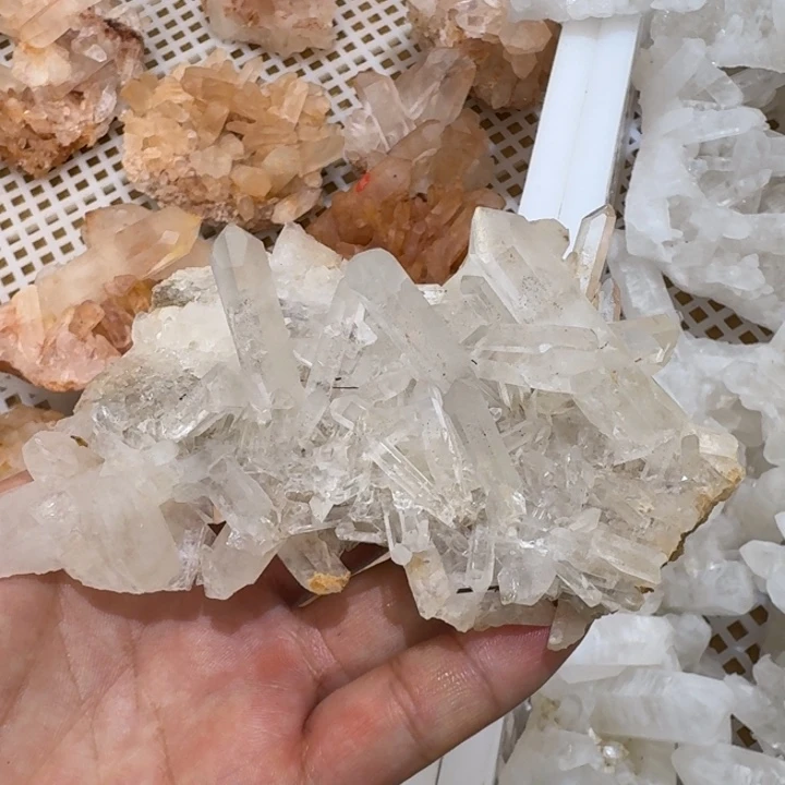 用***7珠宝半成品水晶未镶嵌