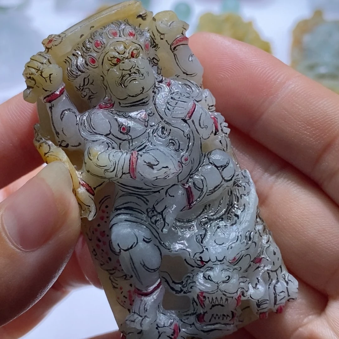 未镶嵌定制翡翠大黑天