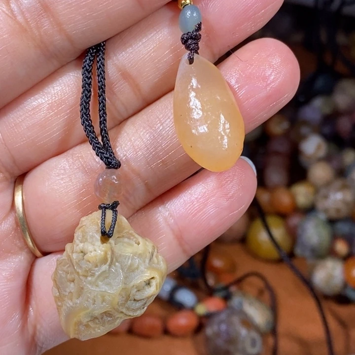 玛瑙/玉髓珠宝半成品未镶嵌蕴*