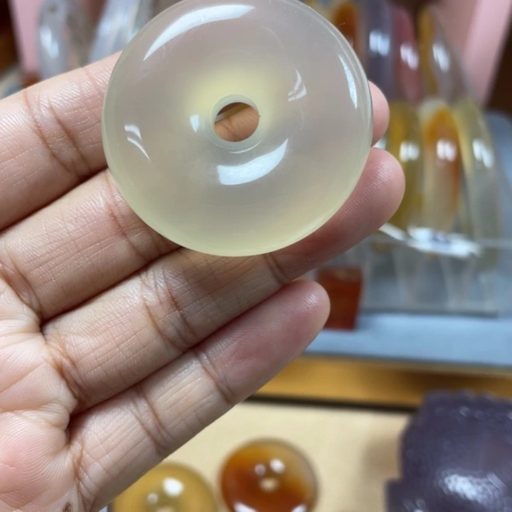 玛瑙/玉髓合金颈饰