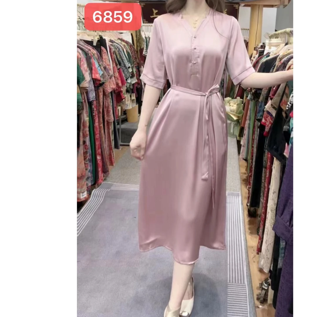 6859-29新款舒适时尚休闲连衣裙