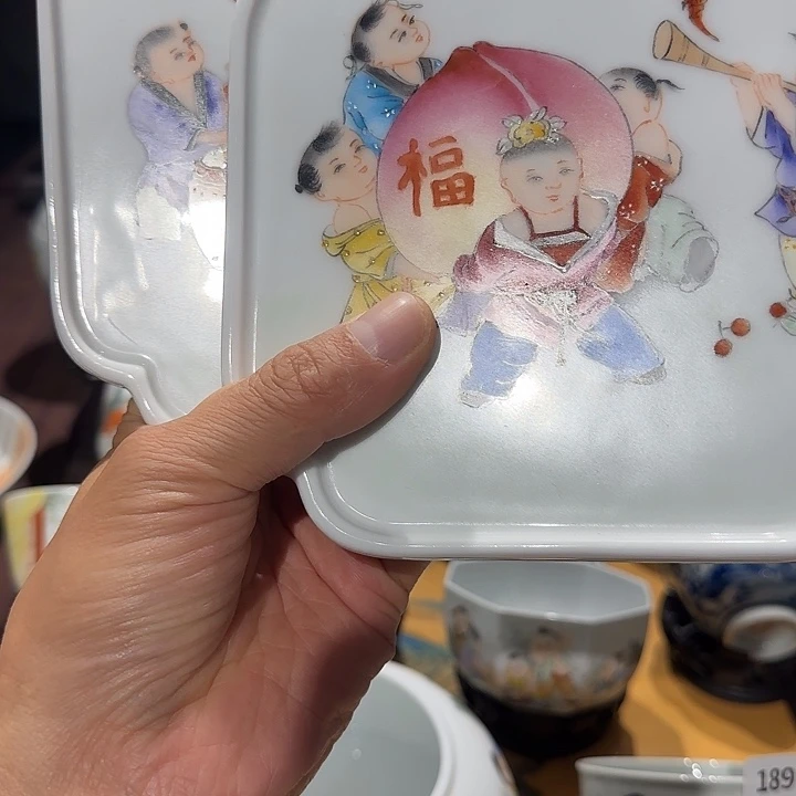 狼***心景德镇陶瓷艺术品