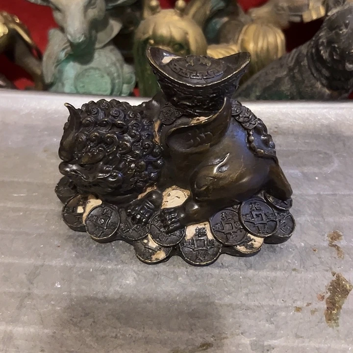 黄铜摆件，文房工艺品摆件