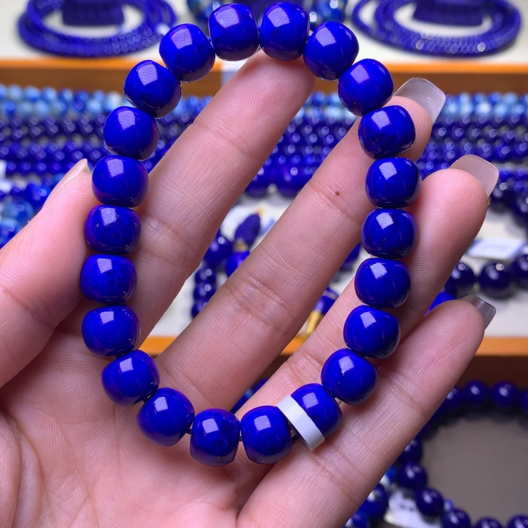 青金石未镶嵌手串10mm