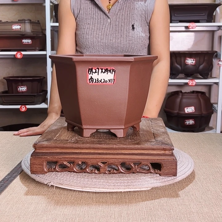 紫砂花盆紫砂花盆