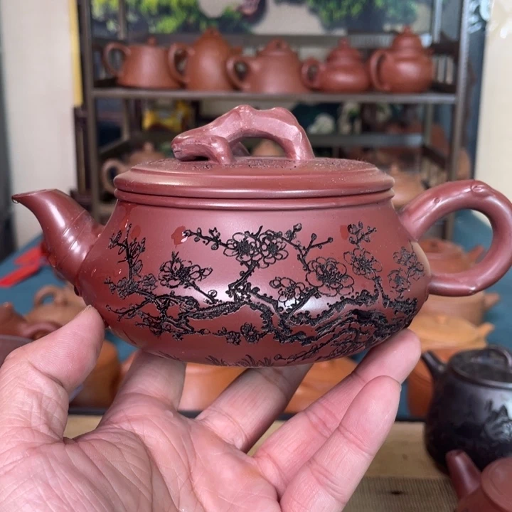 茶壶紫砂龙血砂 宜兴原矿0添加(毫升) 400