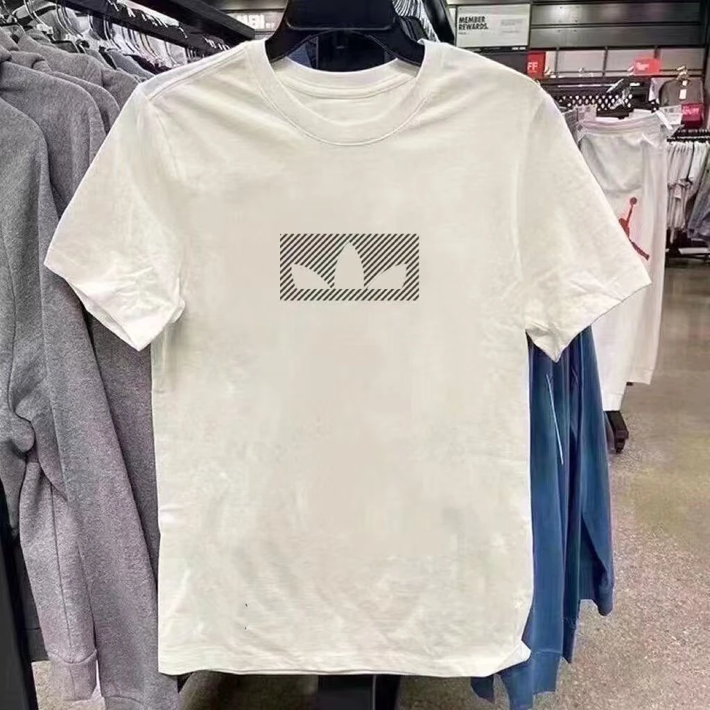 【三折专区】官方正版夏季新款圆领宽松短袖T恤男运动休闲上衣男