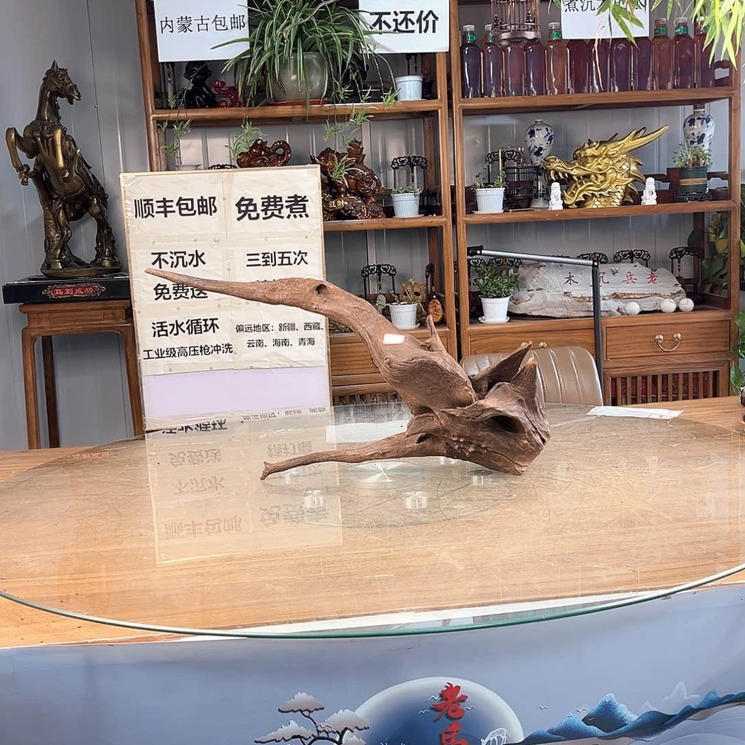 用***5茶壶紫砂一木成景，一体成型