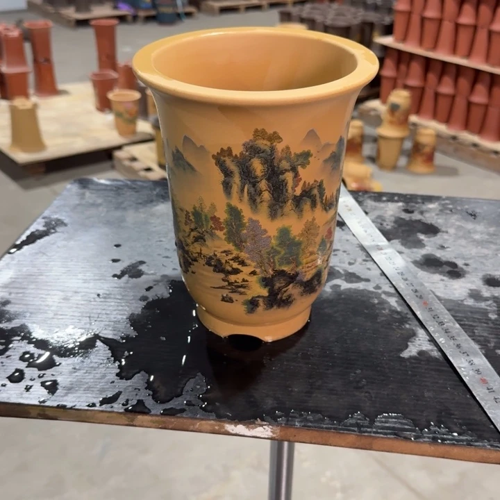 紫砂花盆紫砂花盆破损补发