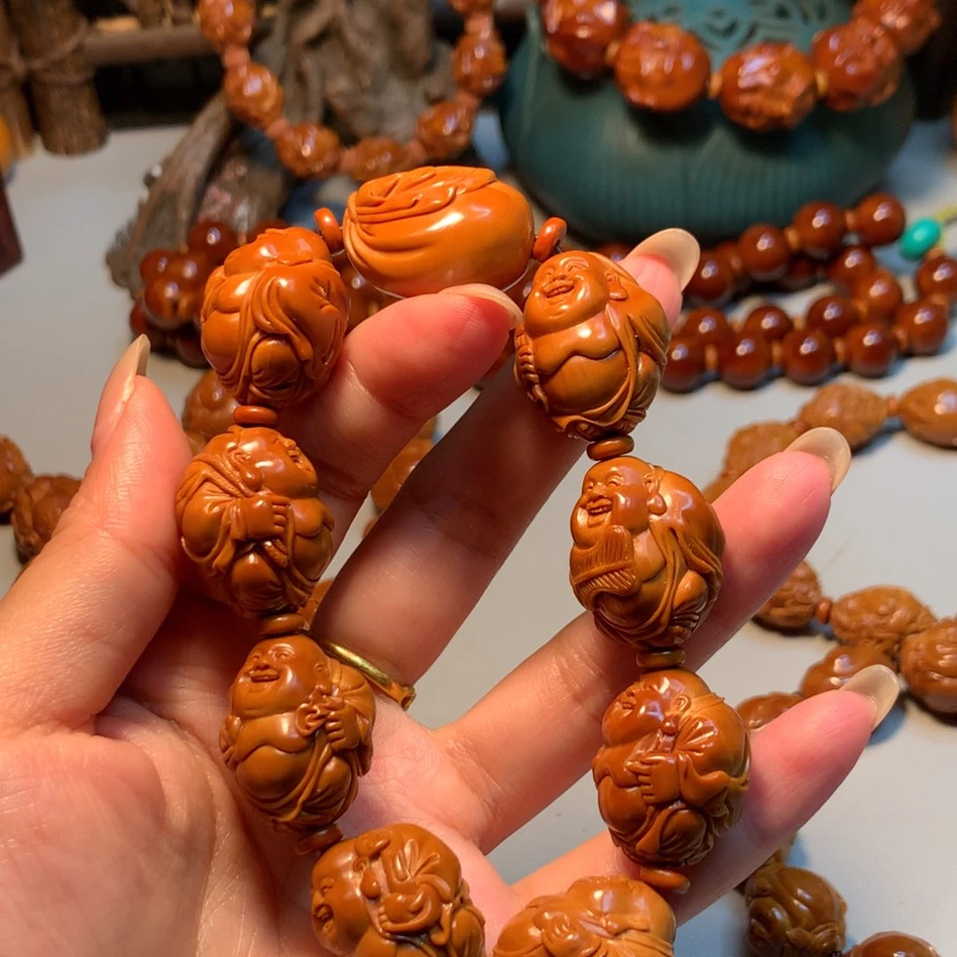 手串/手链橄榄核心**月橄榄核八宝弥勒