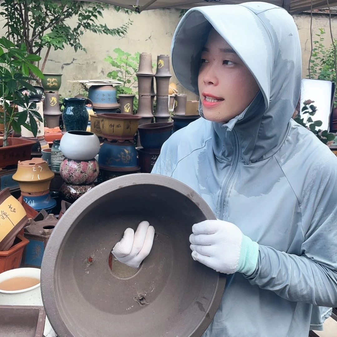 33紫泥碗盆花盆紫砂花盆紫砂