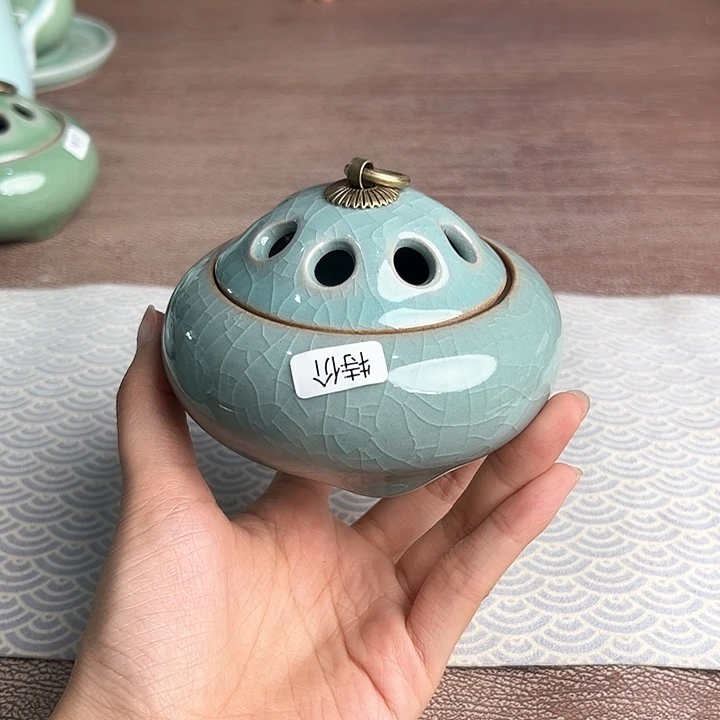 龙泉云间青瓷小米茶器