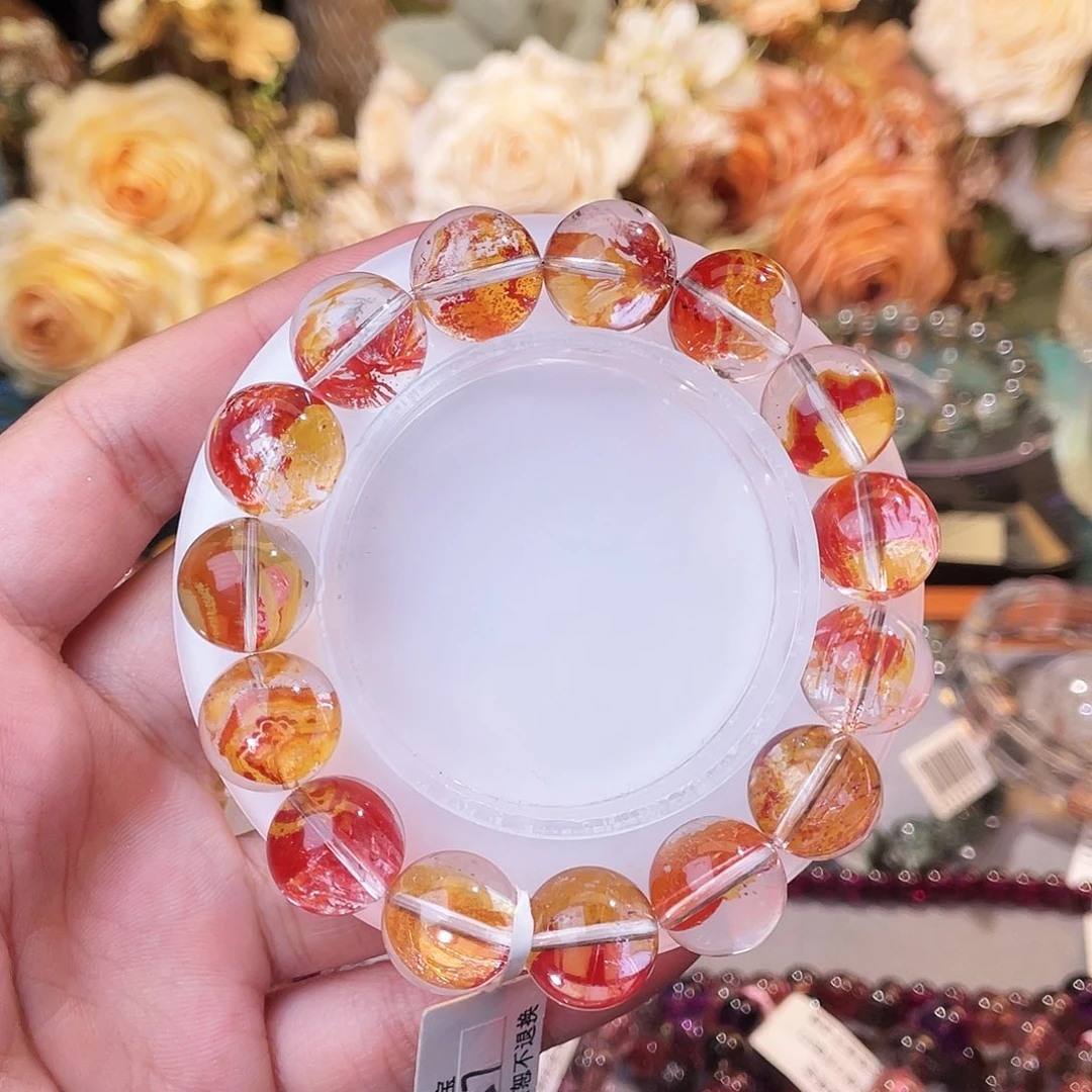 手链水晶未镶嵌锦鲤胶花13m