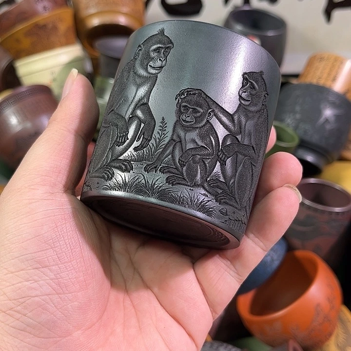 茶杯紫砂全手工紫砂主人杯