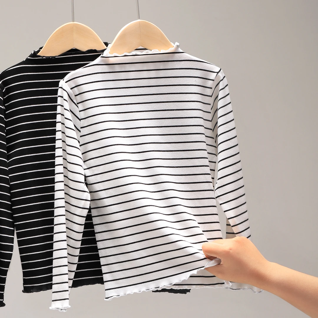 儿童打底衫女童早秋衣服女孩秋衣春秋冬宝宝长袖t恤上衣 612536