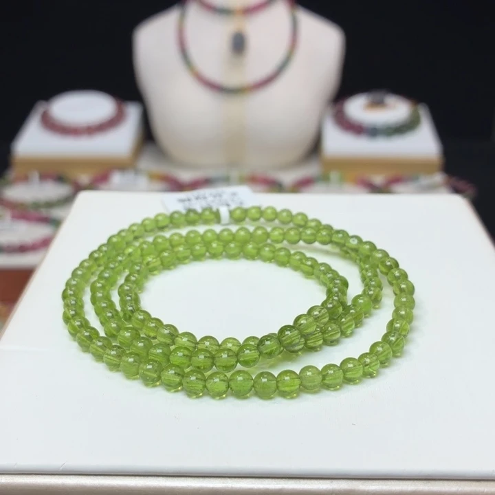 碧玺手链未镶嵌4.3mm±