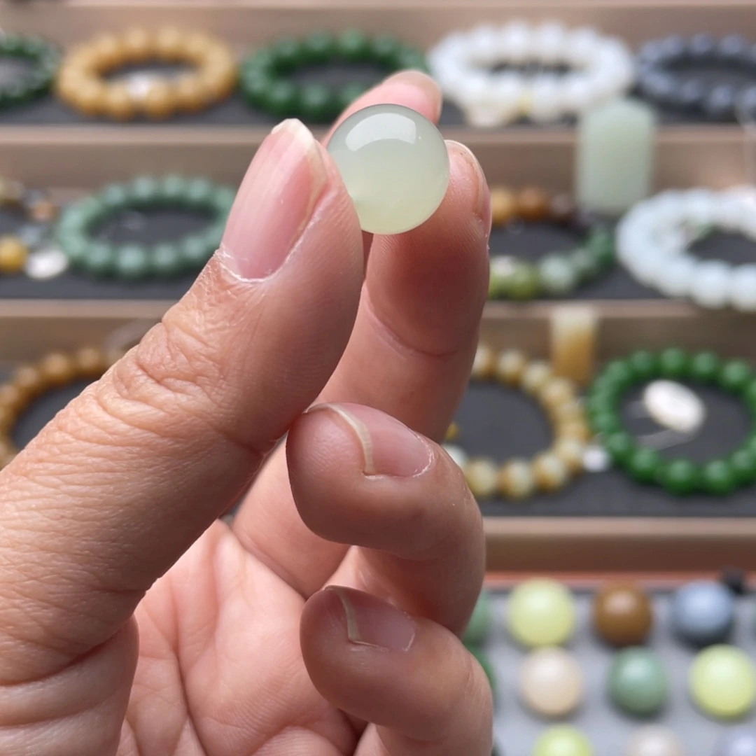 和田玉未镶嵌手链12