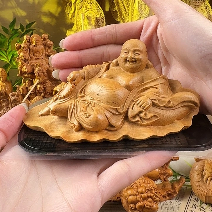 柏木（崖柏）荷叶弥勒经典款